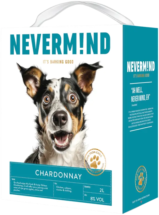 Nevermind Chardonnay 8 til-% 2L BIB