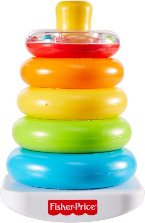 Fisher-Price Rock-A-Stack rengastorni aktivointilelu 9kk+