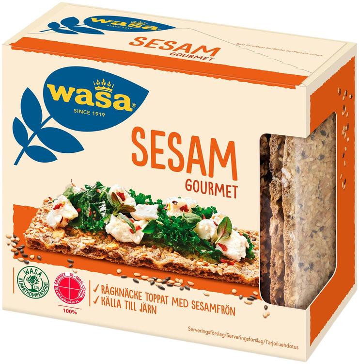 Wasa 220g Sesam Gourmet näkkileipä
