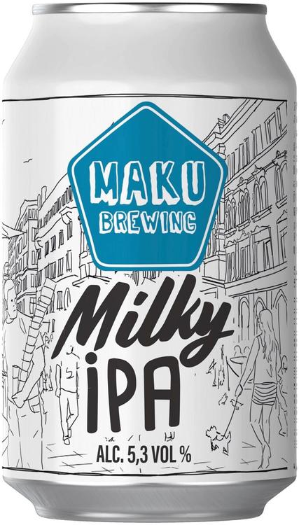 Maku Brewing 5,3% 0.33l Milky IPA olut tlk