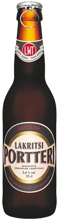 Laitilan Lakritsi Portteri 5,4 til-% 0,33L olut