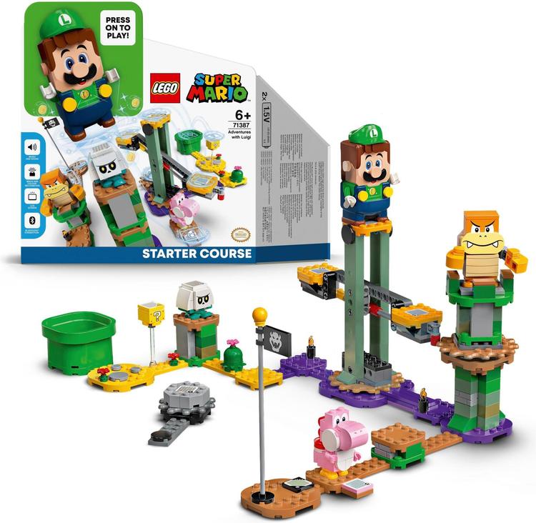 LEGO® Super Mario™ Seikkailut Luigin kanssa -aloitusrata 71387
