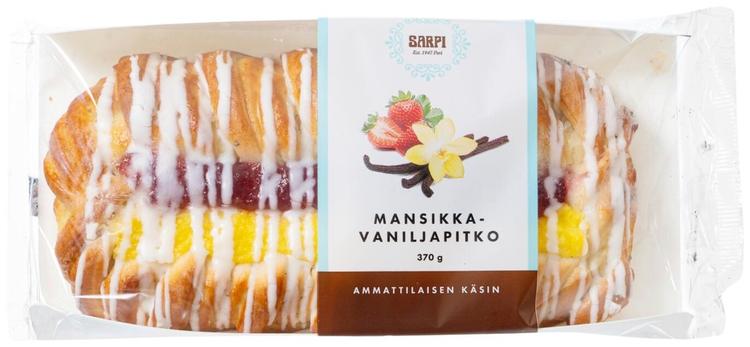 Sarpi Mansikka-vaniljapitko 370g