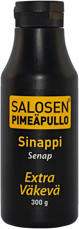 Salosen Pimeäpullo 300g Sinappi extra väkevä