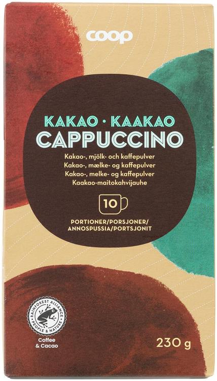 Coop kakao-cappuccino 10x23g