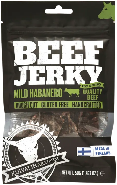 Kuivalihakundi Beef Jerky Mild Habanero 50g