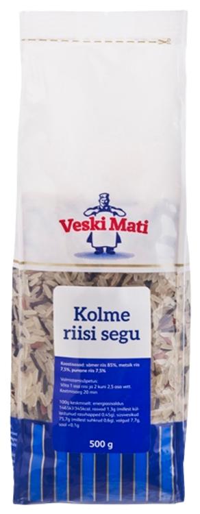 Kolme riisi segu 500 g