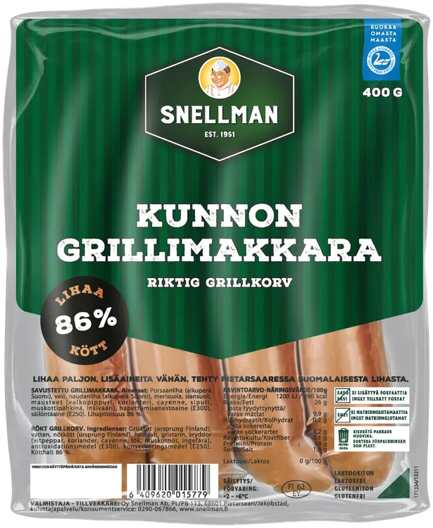 Kunnon grillimakkara 400g