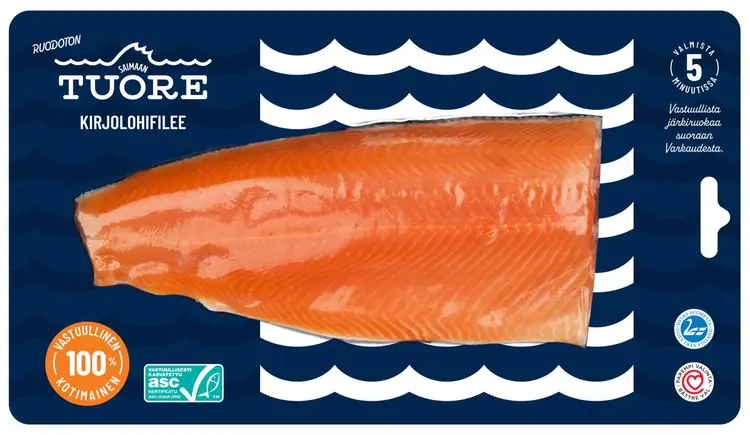 Saimaan Tuore ASC kirjolohifilee 150g