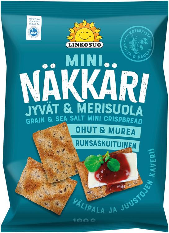 Linkosuo Mininäkkäri Jyvät&Merisuola 100 g