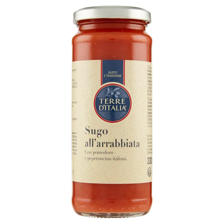 Terre d'Italia Sugo all'arrabbiata pastakastike 330g