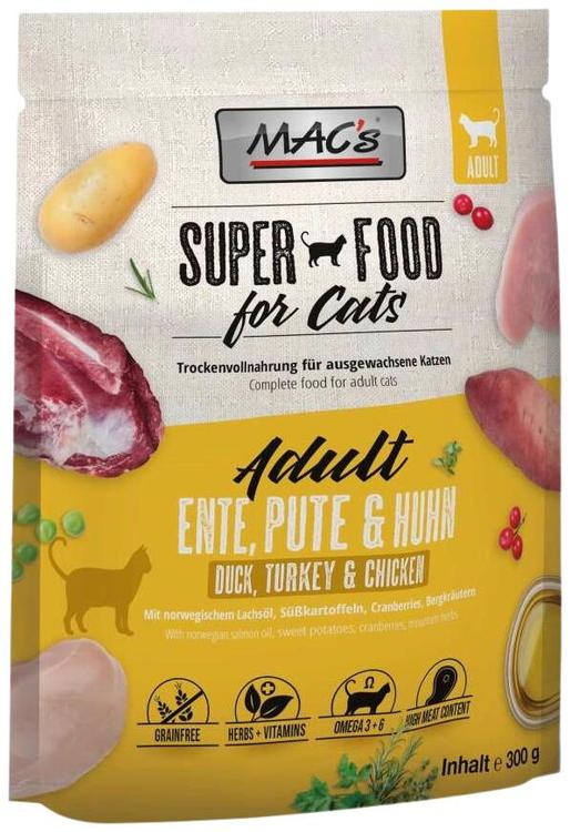Mac´s Kissan kuivaruoka ankka, kalkkuna, kana 300g