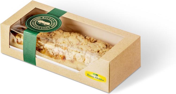 Riitan Herkku Vegaaninen Omena-raparperipiirakka 200g