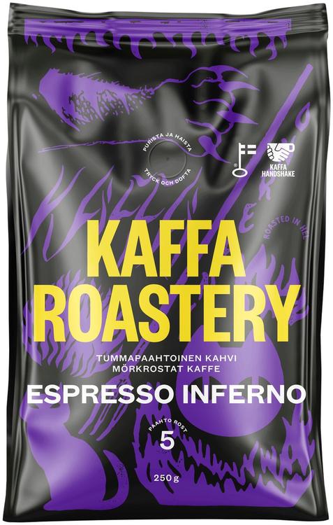 Kaffa Roastery Espresso Inferno kahvipapu 250g