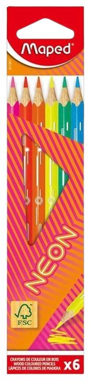 Värvipliiats maped colorpeps neon 6tk