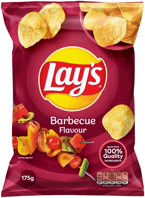 Lay's barbecue maustettu perunalastu 175g