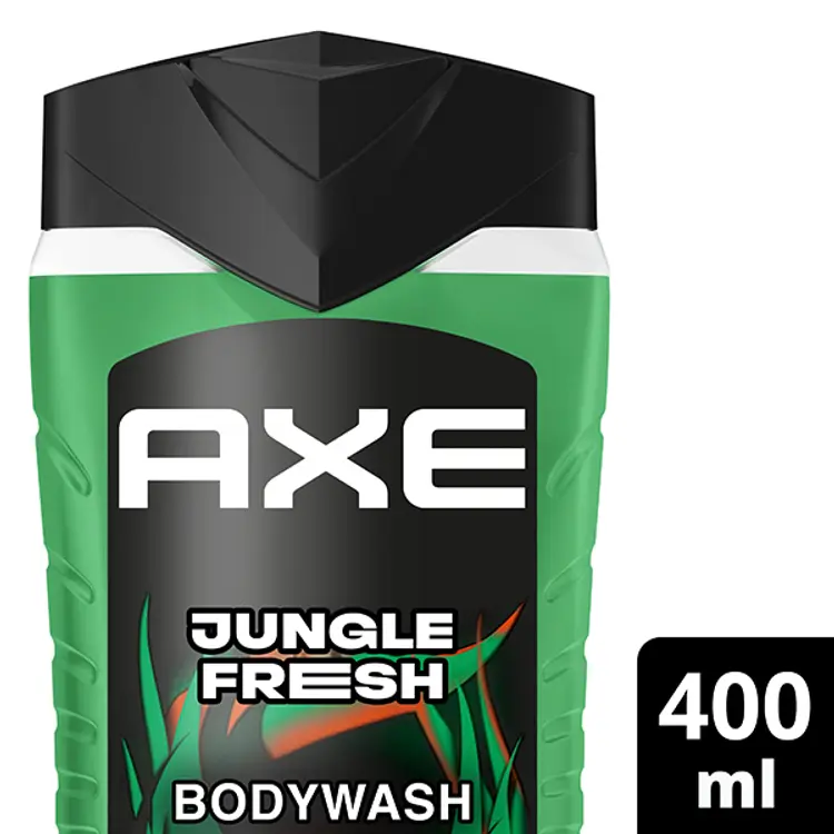 Axe Jungle Fresh Suihkusaippua raikas olo koko päivän 400 ml