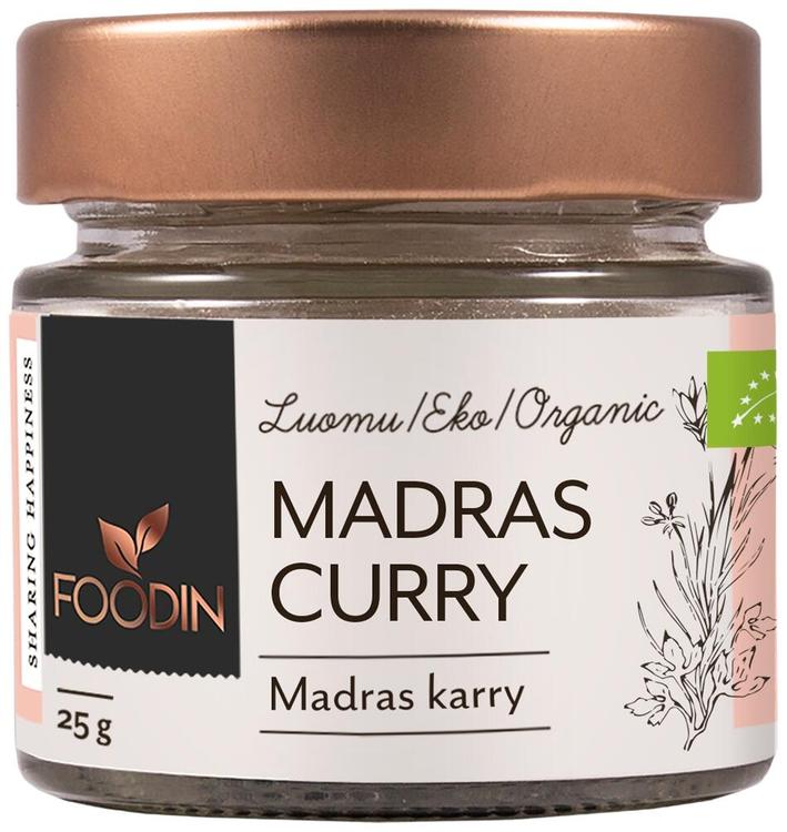Foodin Madras Curry luomu 25g