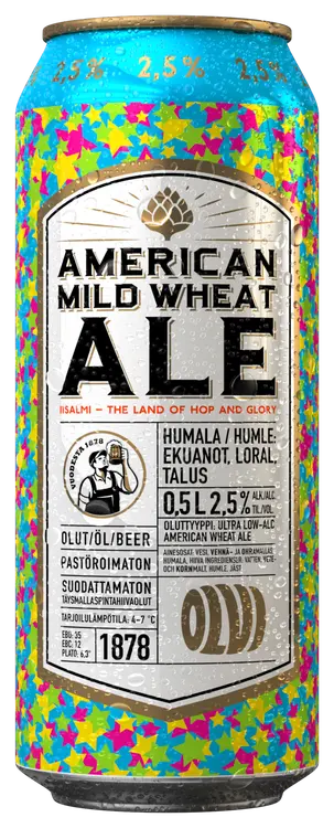 OLVI American Mild Wheat Ale 2,5 % 0,5 l tlk