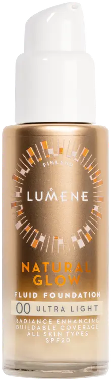 Lumene Natural Glow Heleyttävä meikkivoide SK20 00 Ultra Light 30 ml