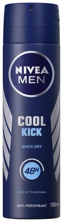 NIVEA MEN 150ml Cool Kick Deo Spray -antiperspirantti