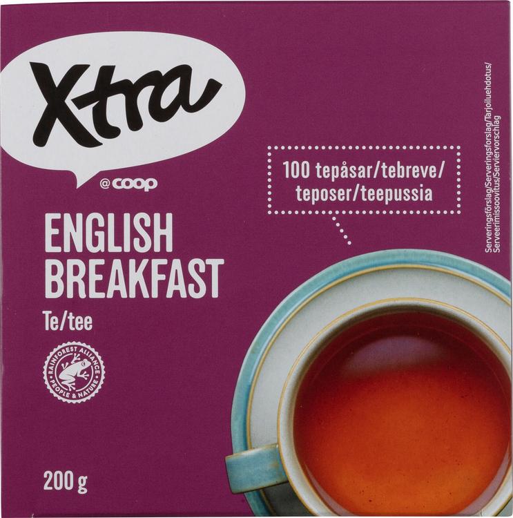 Xtra English Breakfast tee 100 x 2 g