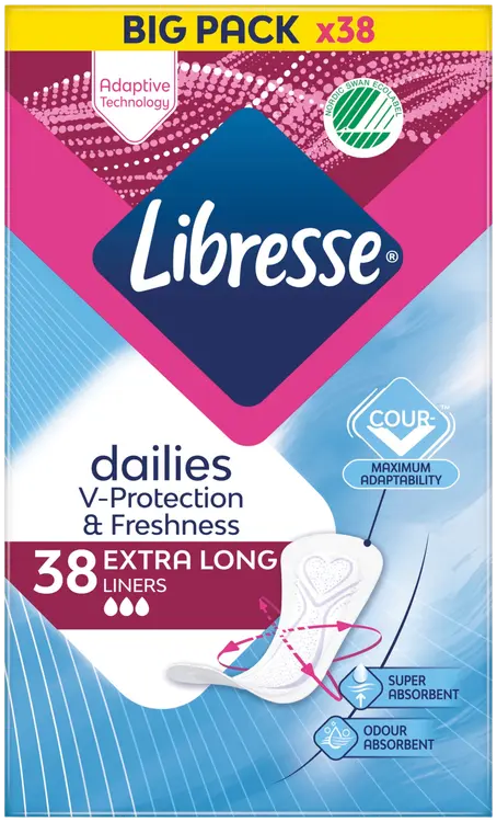 LIBRESSE Pikkuhousunsuoja XL 38 Big pack