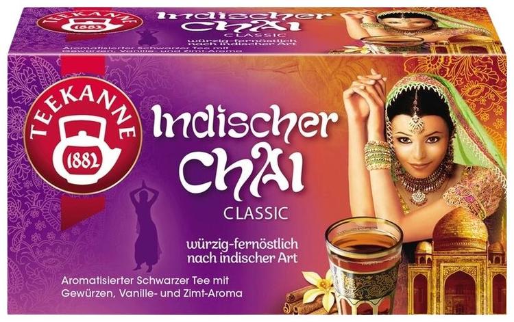 Teekanne India Chai must tee maitsestatud 40g