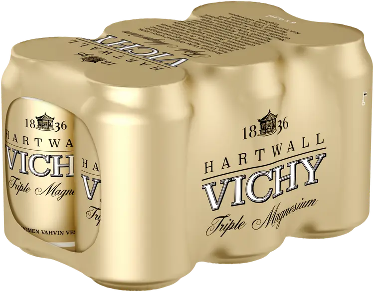 6 x Hartwall Vichy Original Triple Magnesium kivennäisvesi 0,33 l