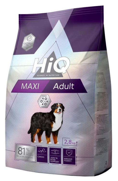 HiQ Maxi Adult isojen koirien täysravinto siipikarja 2,8 kg