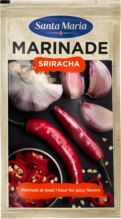 Santa Maria 75G BBQ Marinade Sriracha BBQ-marinadi