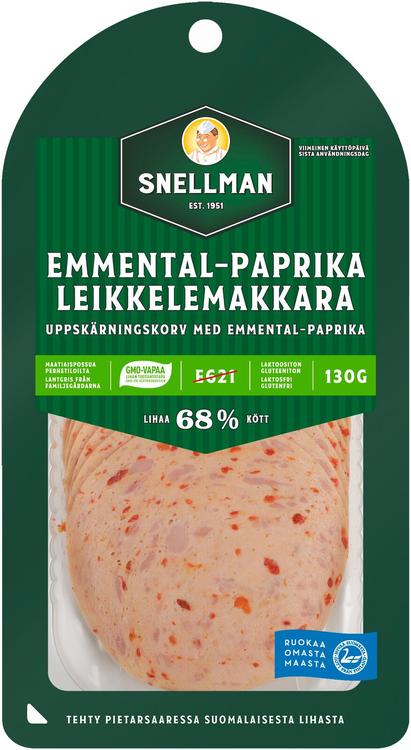 Snellman Emmental-paprika leikkelemakkara