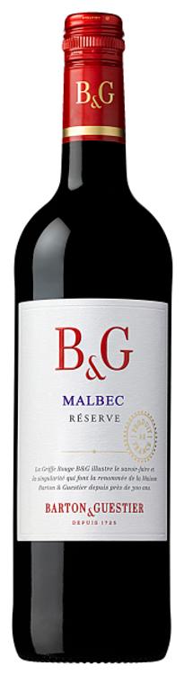 B&G Malbec Reserve KGT vein 13%vol 750ml