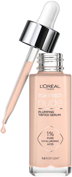 L'Oréal Paris True Match Nude Plumping Tinted Serum 1-2 Rosy Light  meikkivoide 30ml