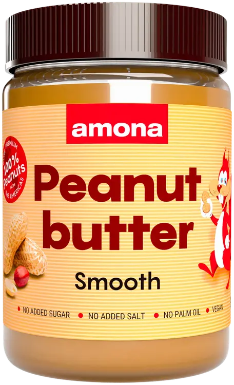 Amona maapähkinävoi 100% smooth 350g