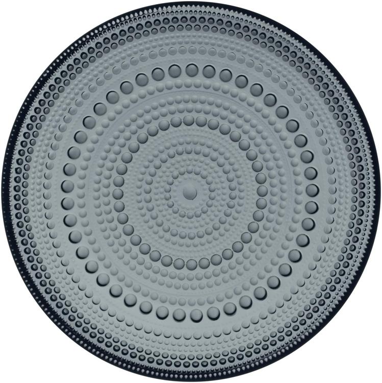 Iittala Kastehelmi lautanen 170mm tummanharmaa