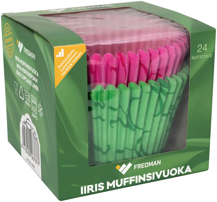 Fredman Iiris muffinsivuoka 24 kpl