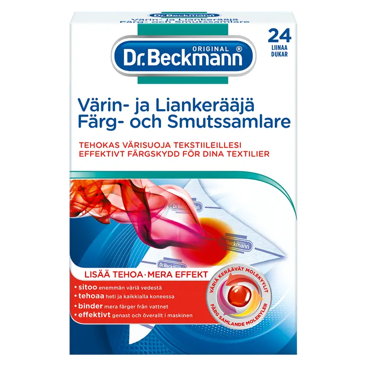 Dr Beckmann 24kpl Värin- ja liankerääjä