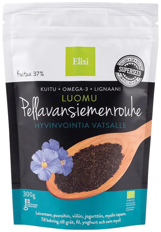 Elixi Luomu Pellavansiemenrouhe 300g