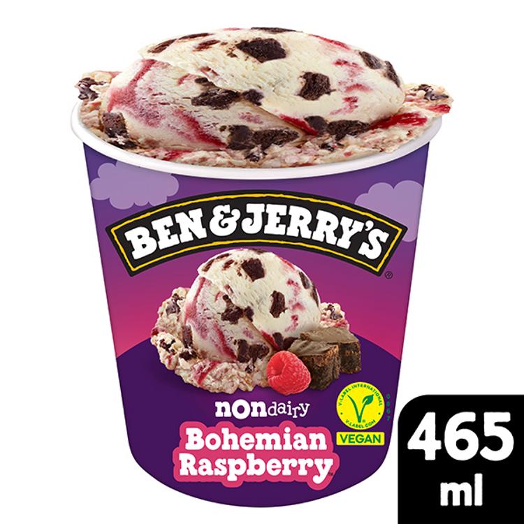 B&J Non-Dairy  Bohemian Rasberry jäätis 465ml/403g