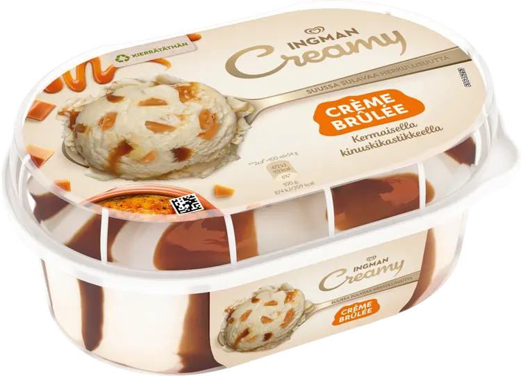 Ingman Creamy  Crème Brûlée Jäätelö 850ml/458g