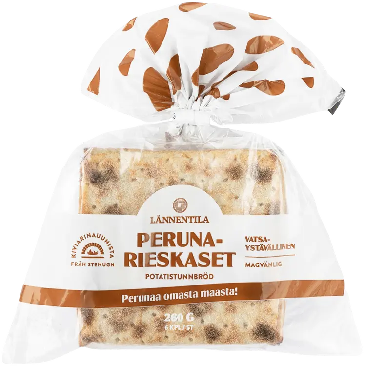 Lännentilan Leipomon perunarieskaset 6 kpl 260g