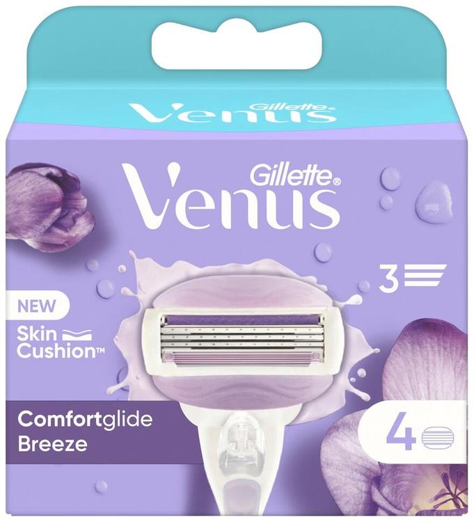 Gillette Venus Comfortglide Breeze 4kpl terä