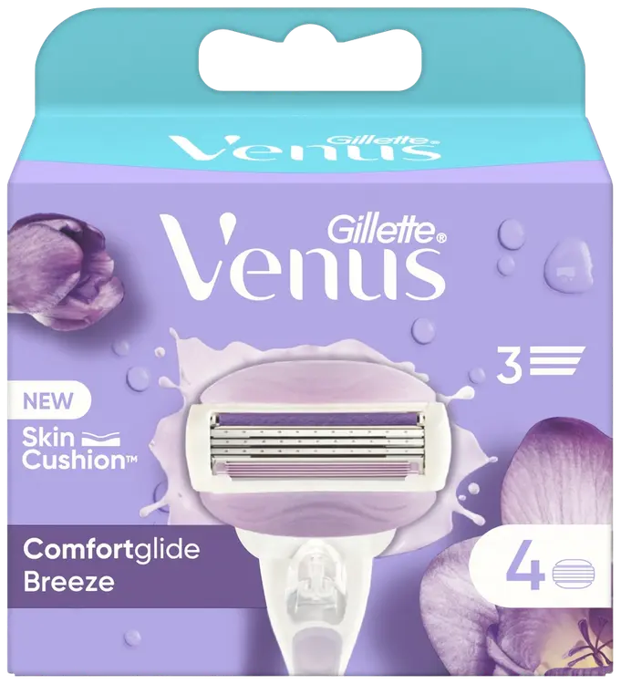 Gillette Venus Comfortglide Breeze 4kpl terä