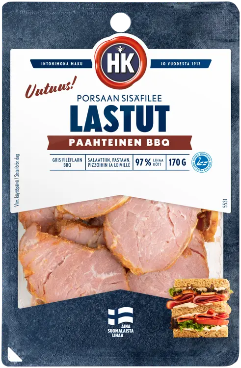 HK Lastut Porsaan sisäfilee Paahteinen BBQ 170 g