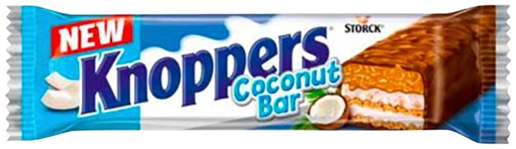 Knoppers CoconutBar, šokolaadibatoon kookosega 40g