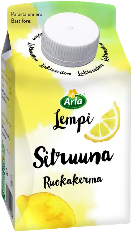 Arla Lempi Sitruuna ruokakerma laktoositon 2 dl