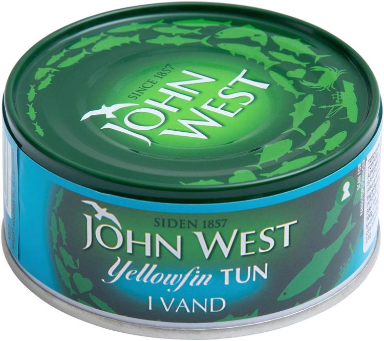 John West Yellowfin tonnikalaviipaleet vedessä  160g/112g