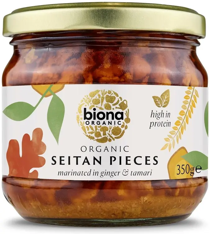 Biona marinoitu luomu seitanpalat 350 g
