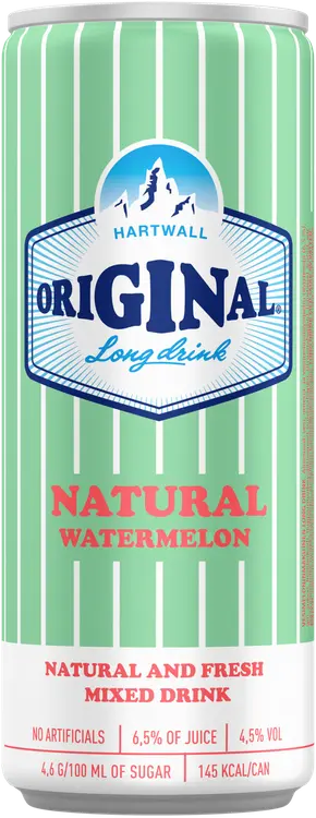 Hartwall Original Long Drink Natural Watermelon 4,5% 0,33 l